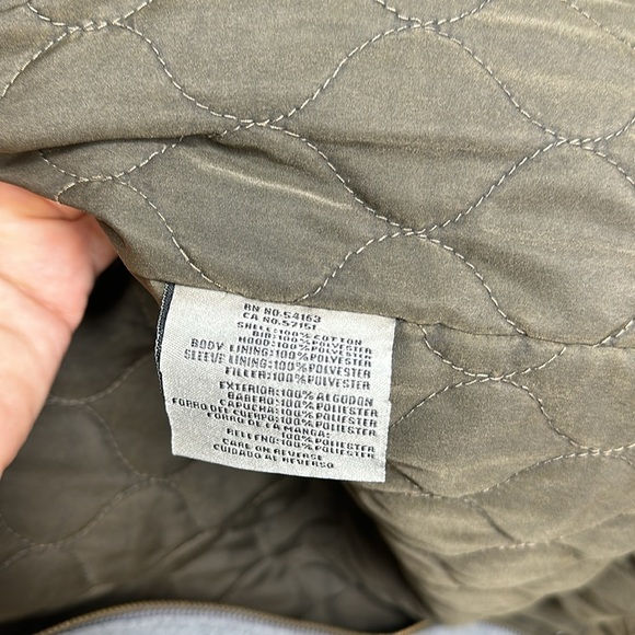 Levis Jacket Mens M Olive Green Quilted Lined Trucker Chore Military - Picture 6 of 16